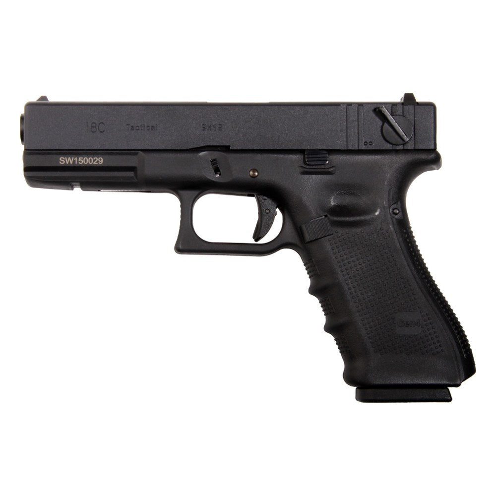 Pistolet airsoft WE 18.4 GBB full metal full-auto noir