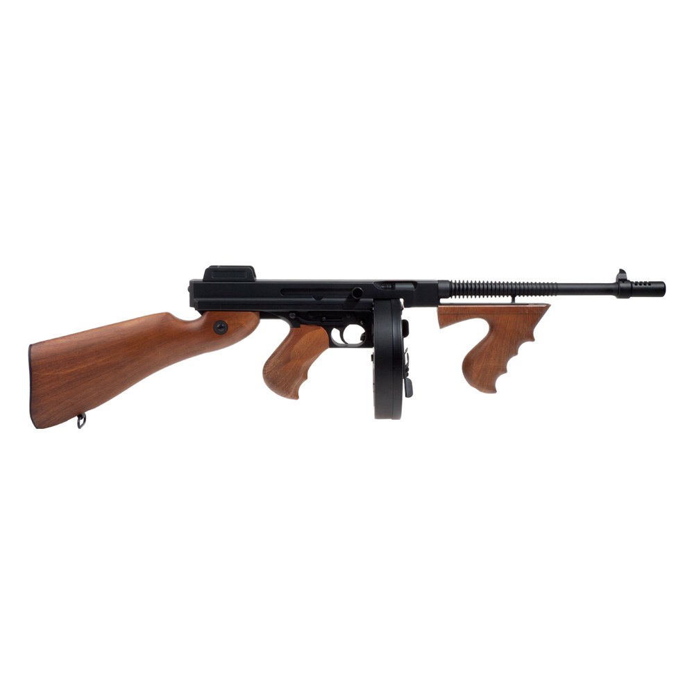 Réplique airsoft Thompson M1928 AEG Cyma imitation bois en pack complet