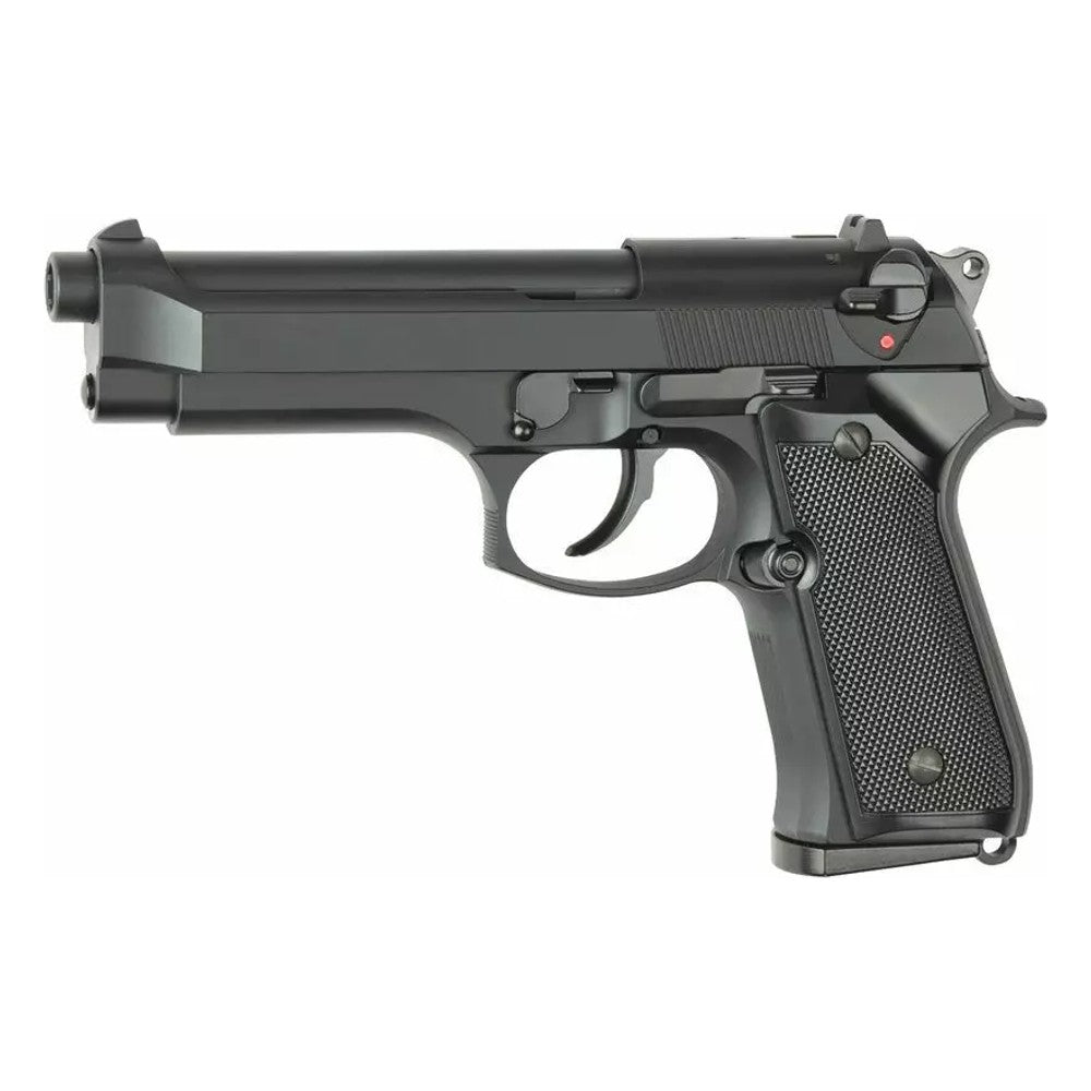 Pistolet airsoft KJ Works M9 HW heavy weight GBB noir