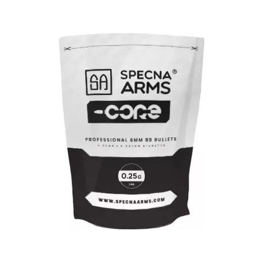 Sachet 1 kg de 4000 billes airsoft 6 mm 0,25 g Specna Arms Core blanches