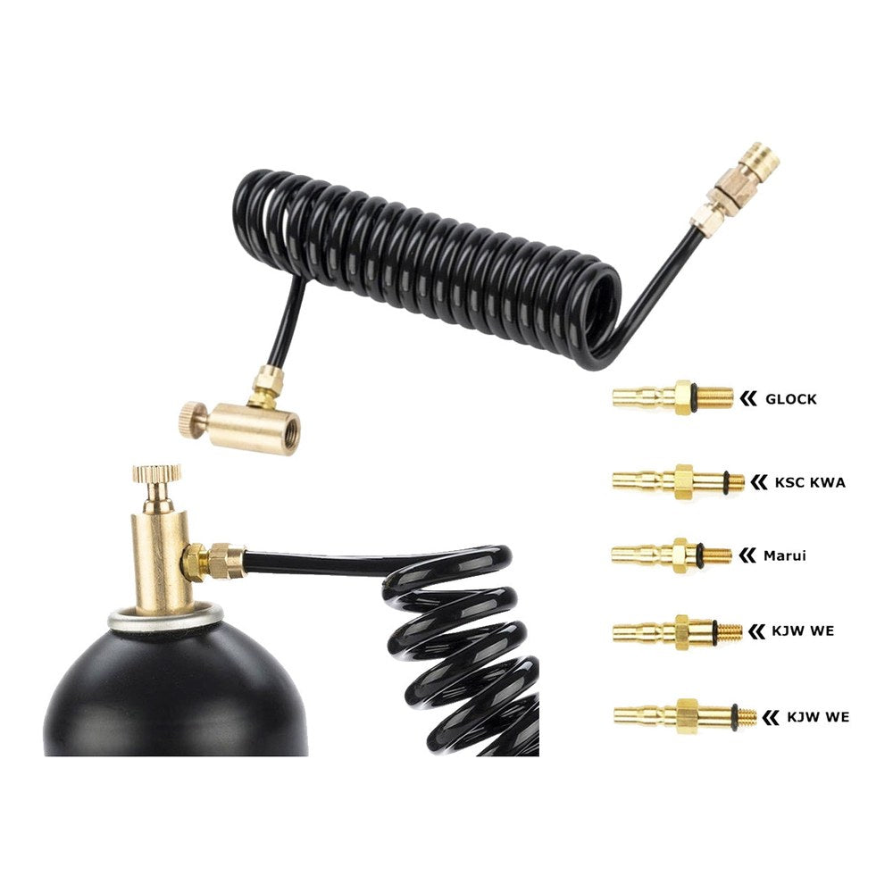 Adaptateur Gaz HPA + Valves