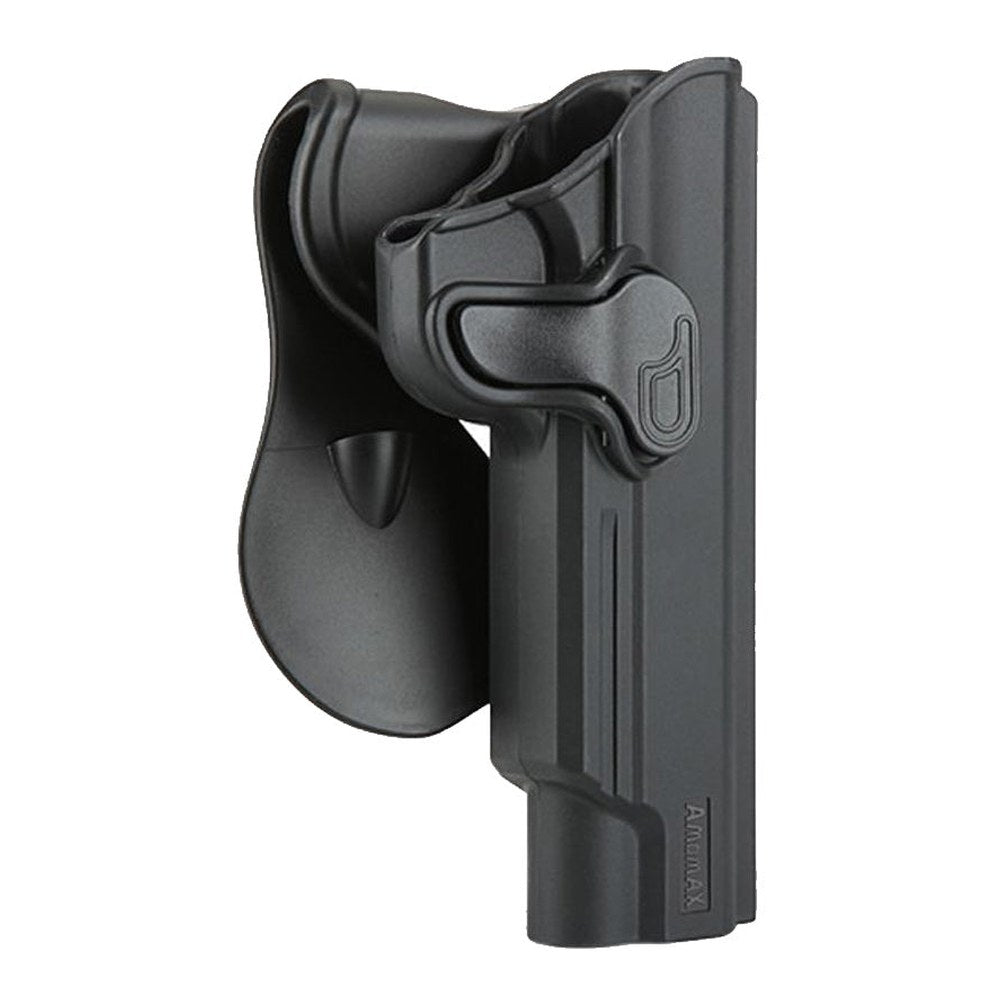 Amomax Holster polymere rotatif 1911 Noir retention active - photo 2