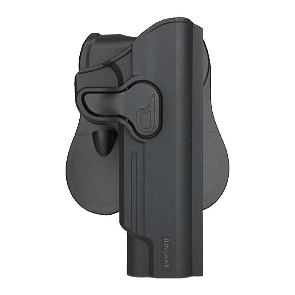 Amomax Holster polymere rotatif 1911 Noir retention active - photo 3
