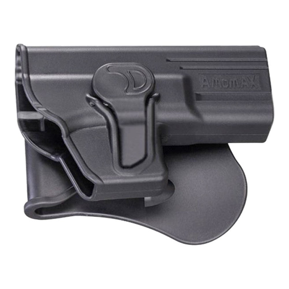 Amomax Holster polymere rotatif G19 Noir retention active