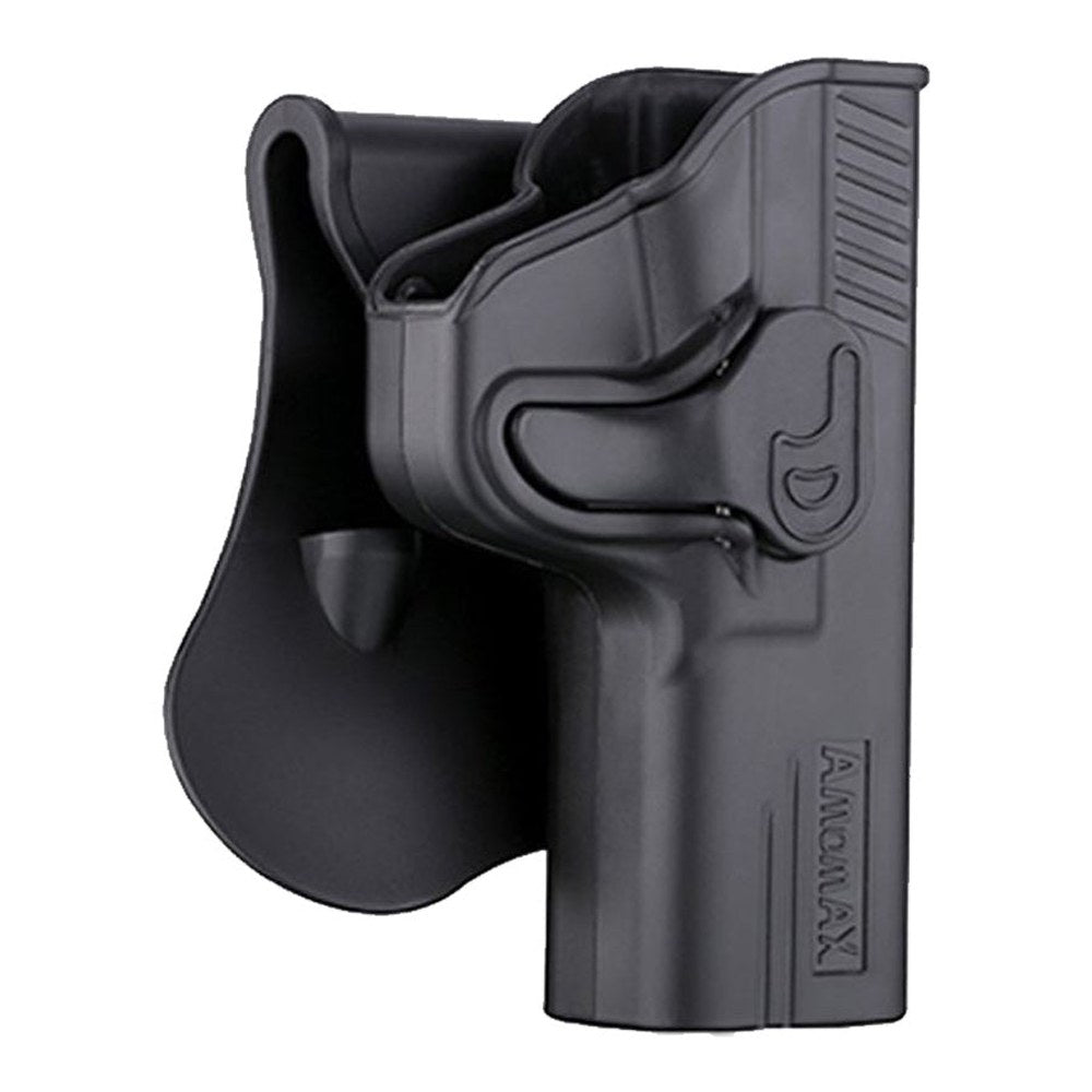 Amomax Holster polymere rotatif M&P9 Noir retention active