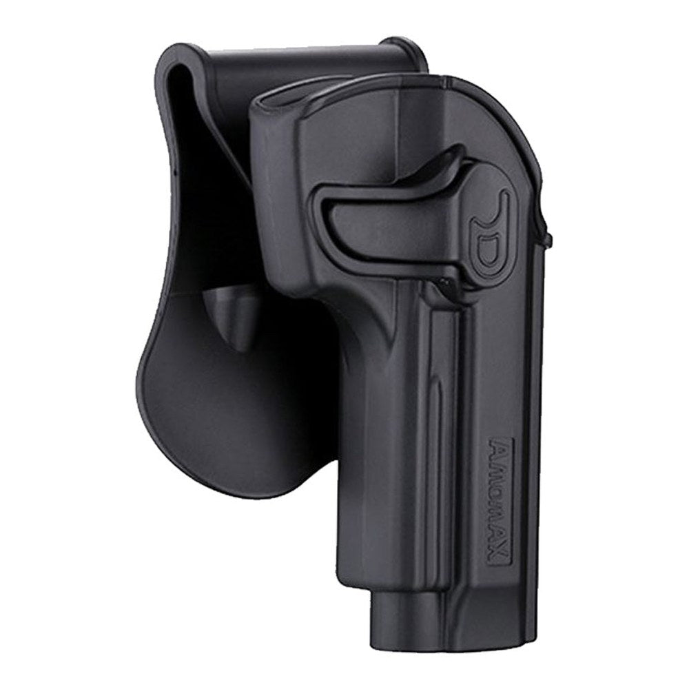 Amomax Holster polymere rotatif M92 Noir retention active - photo 3
