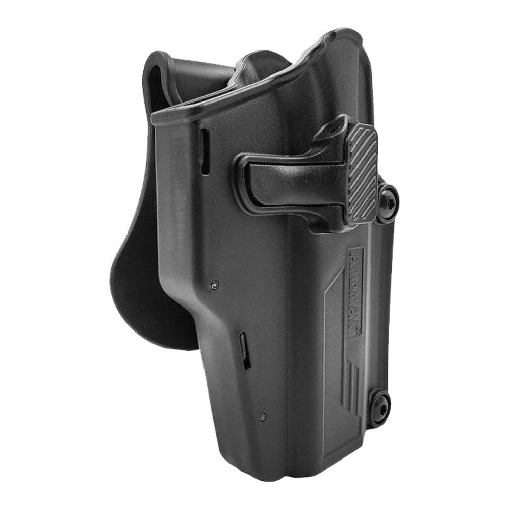 Amomax Holster polymere rotatif Multifit Noir retention active - photo 4