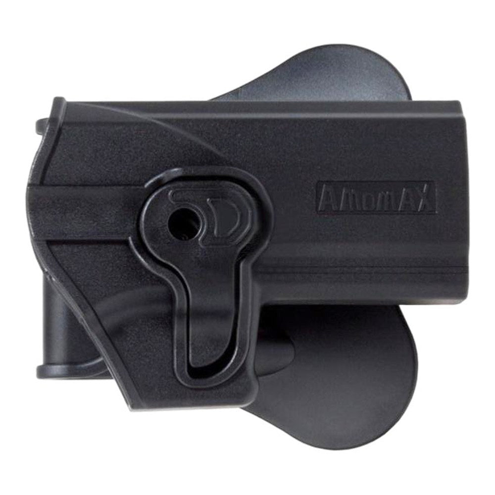 Amomax Holster polymere rotatif P320 Noir retention active