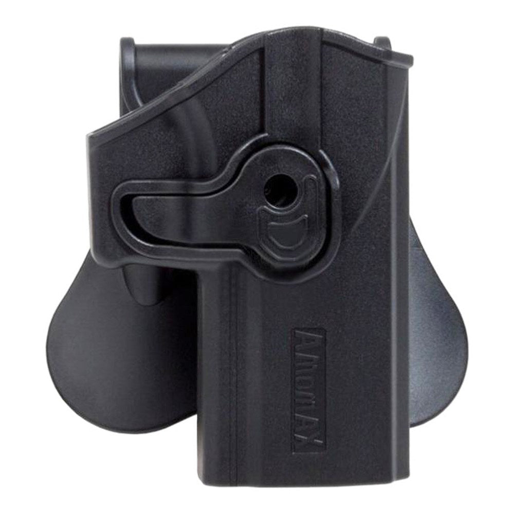 Amomax Holster polymere rotatif P320 Noir retention active - photo 2
