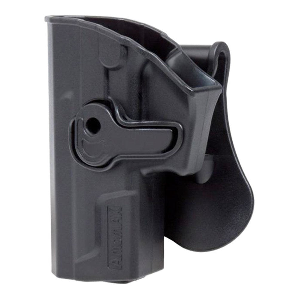 Amomax Holster polymere rotatif SP2022 Gaucher Noir retention active - photo 2