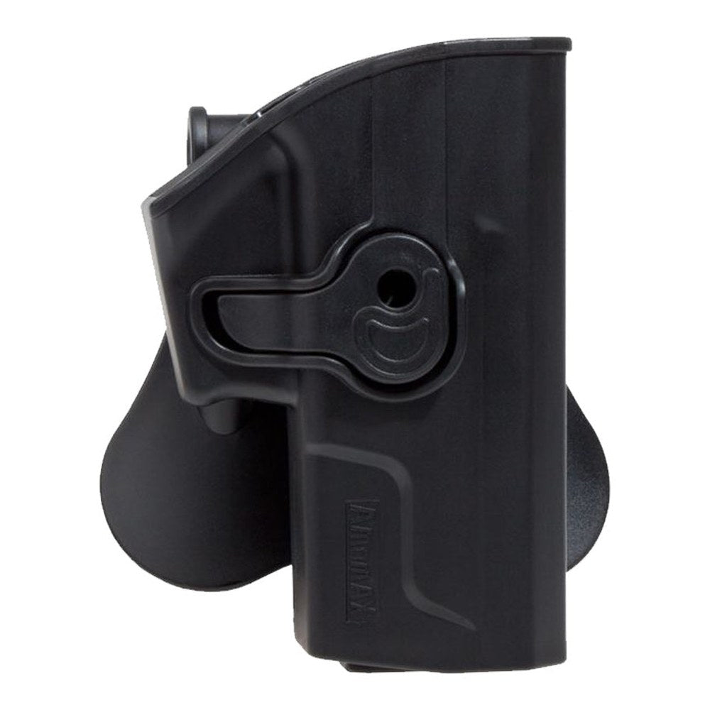 Amomax Holster polymere rotatif SP2022 Noir retention active - photo 3