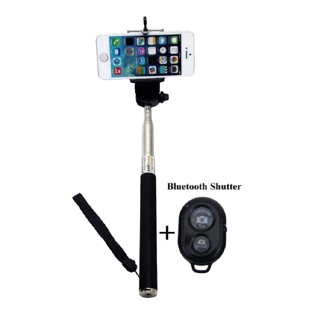 Baton de selfie bluetooth SE DEPLIE JUSQU'A 1.05M