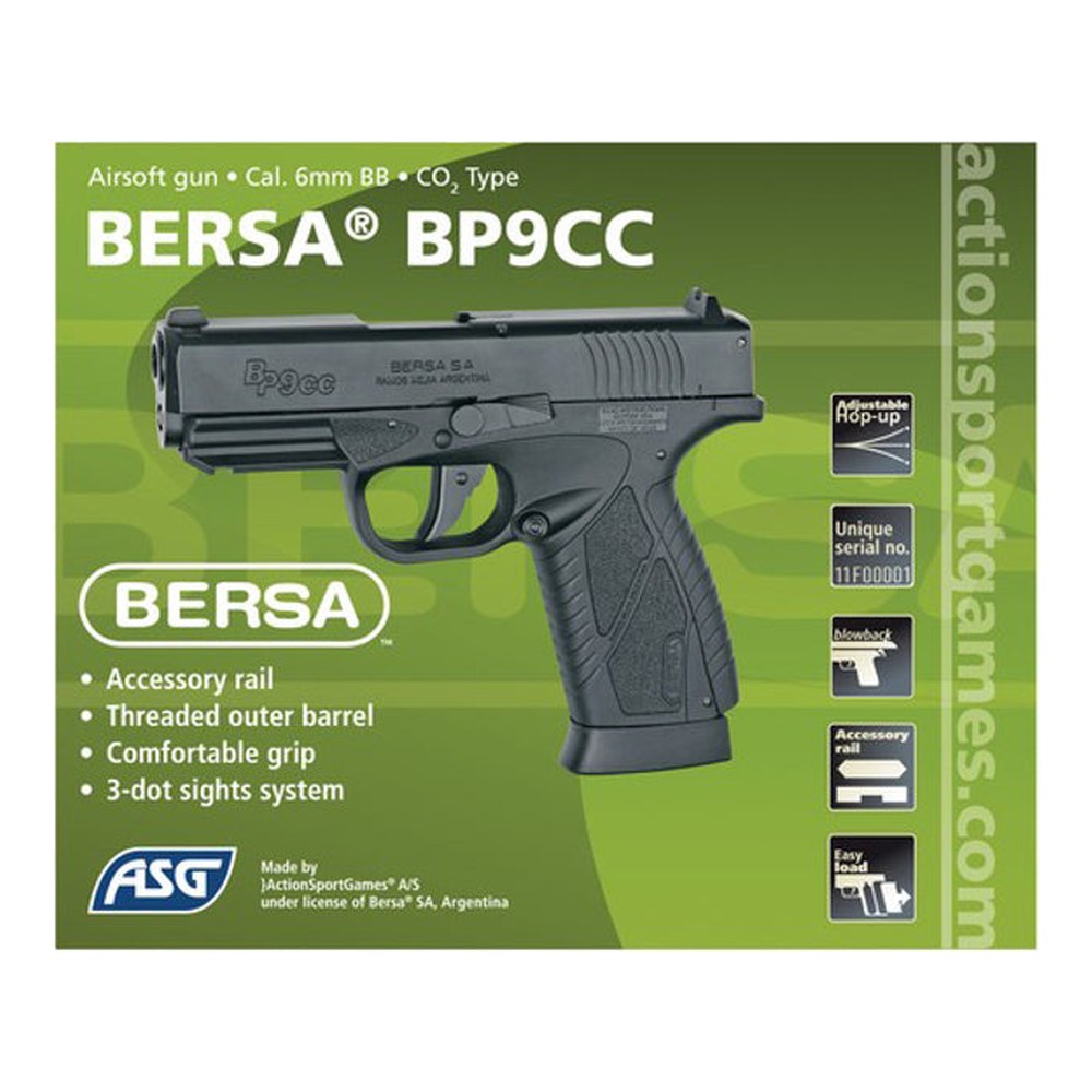 Bersa BP9CC Full Metal CO2 Blowback 1.5J - photo 3