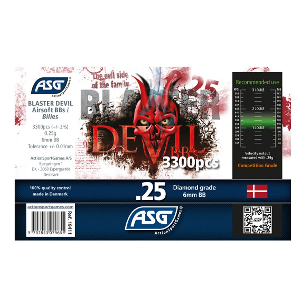 Blaster Devil Billes 0.25g (x 3300) Bouteille - photo 4