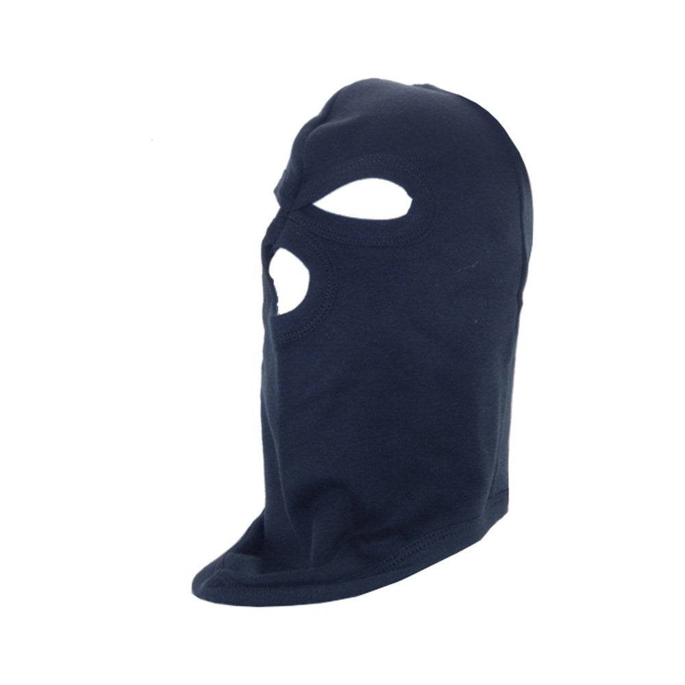 Cagoule longue 3 trous coton Noire