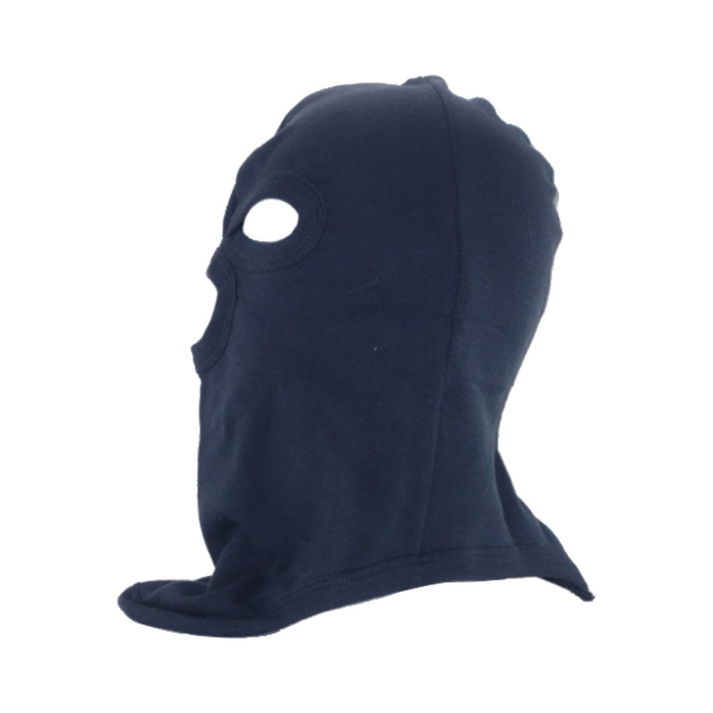 Cagoule longue 3 trous coton Noire - photo 2