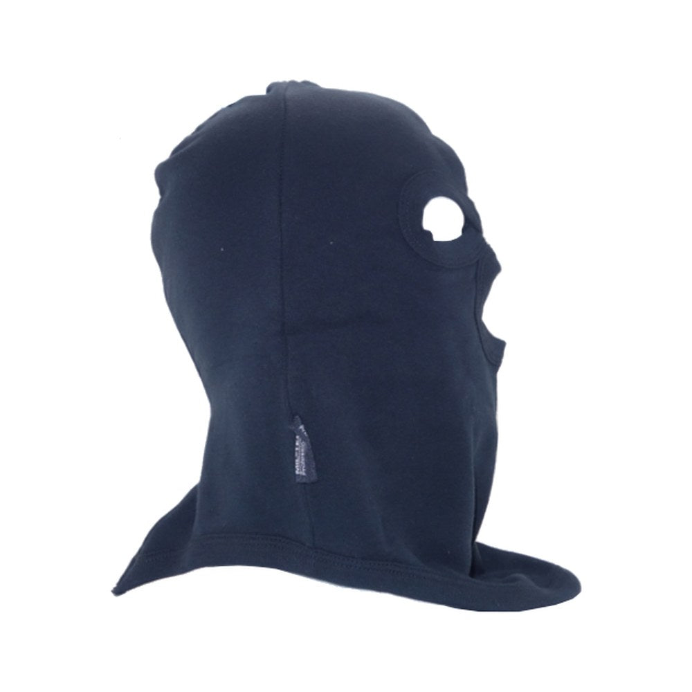 Cagoule longue 3 trous coton Noire - photo 3