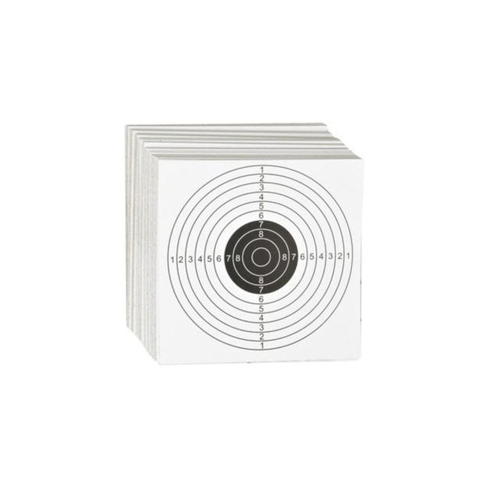 Cibles cartonnes 14x14cm special 4.5mm (x100)