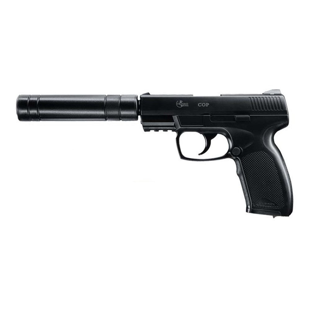 Combat Zone COP SK Noir CO2 Fixe avec silencieux 1.9J