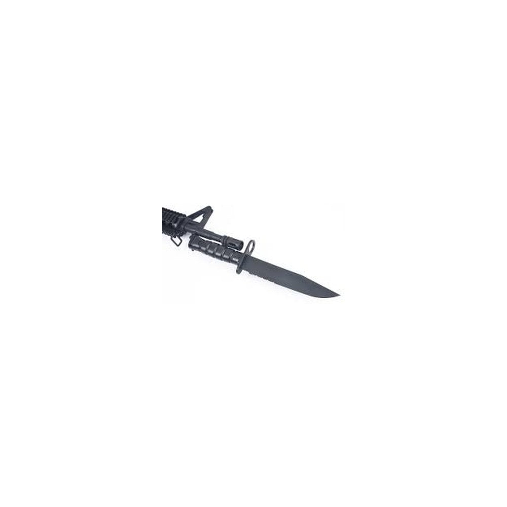 Couteau Factice Airsoft M10 Baïonnette avec etui MP Noir - photo 2