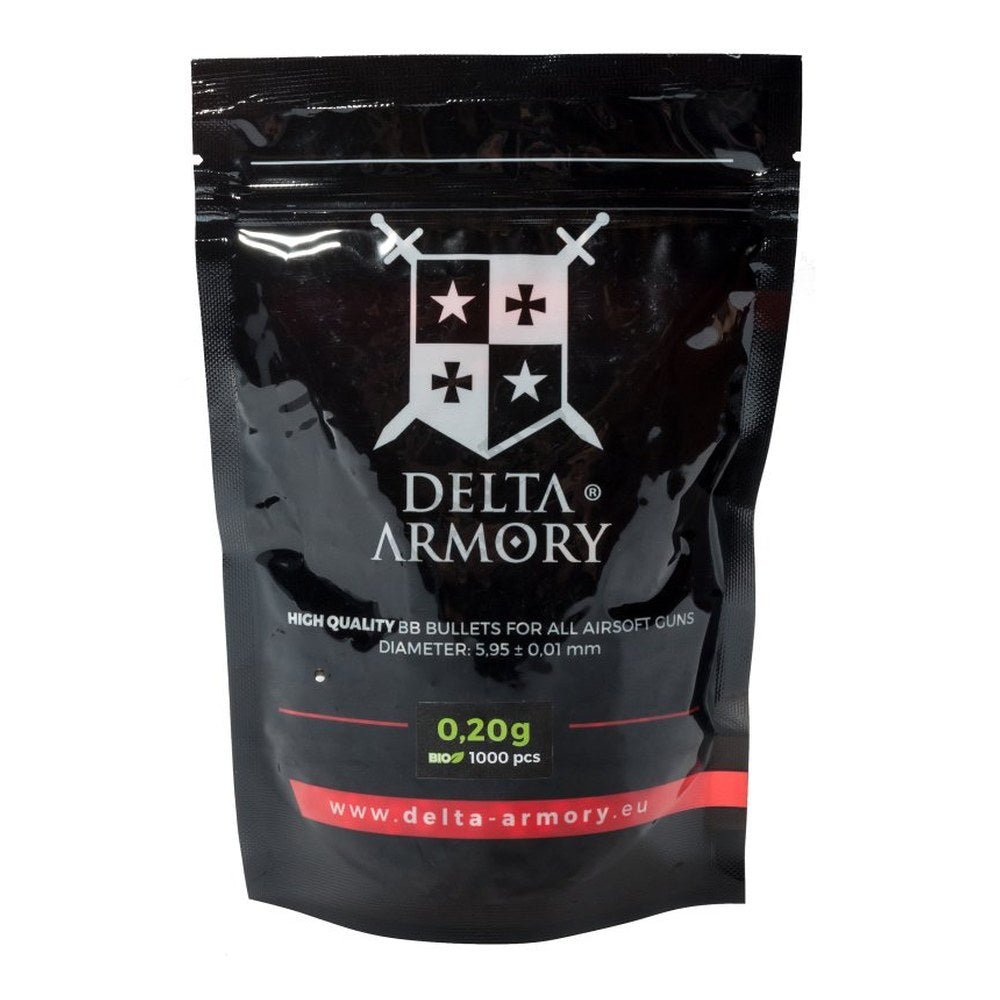 Delta Armory Billes BIO 0.20g en sachet 1000bbs