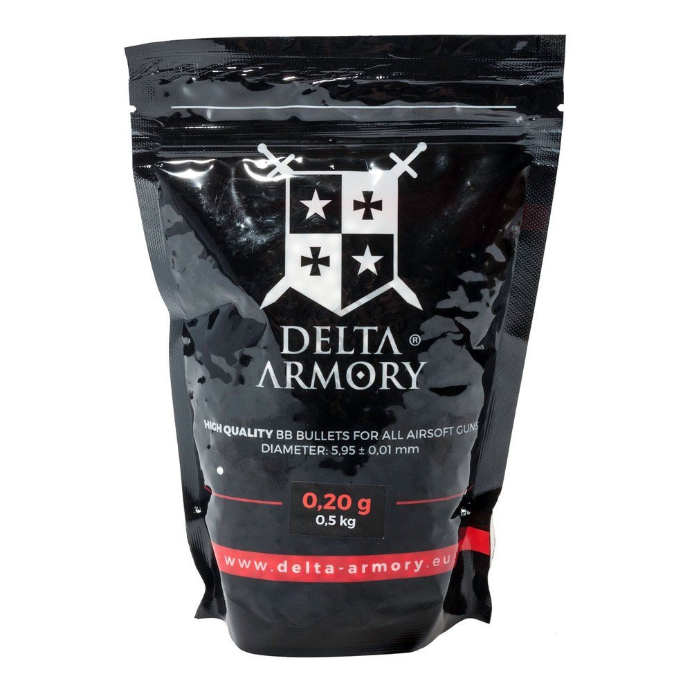 Delta Armory Billes BIO 0.20g en sachet de 0.5kg (2500 bb)