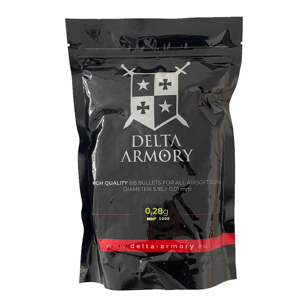 Delta Armory Billes BIO 0.28g en sachet 1000bbs