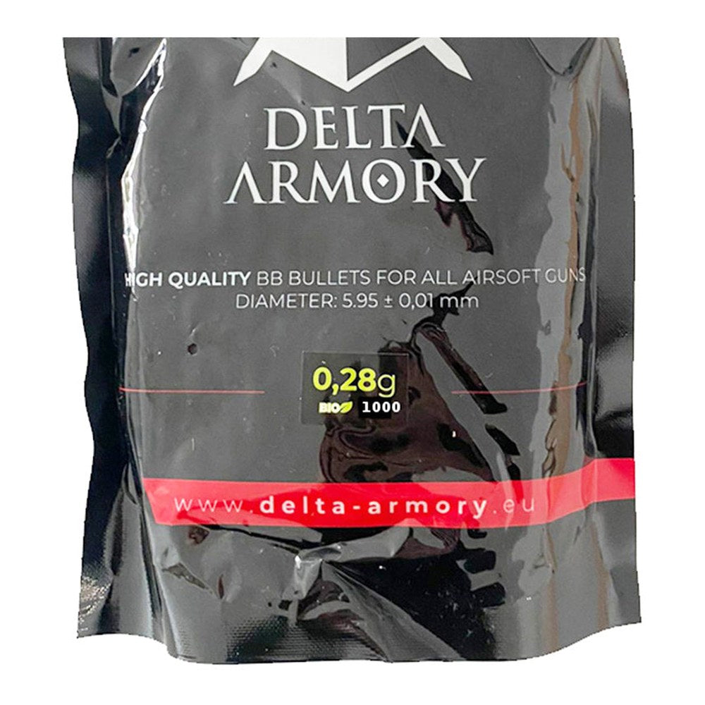 Delta Armory Billes BIO 0.28g en sachet 1000bbs - photo 2