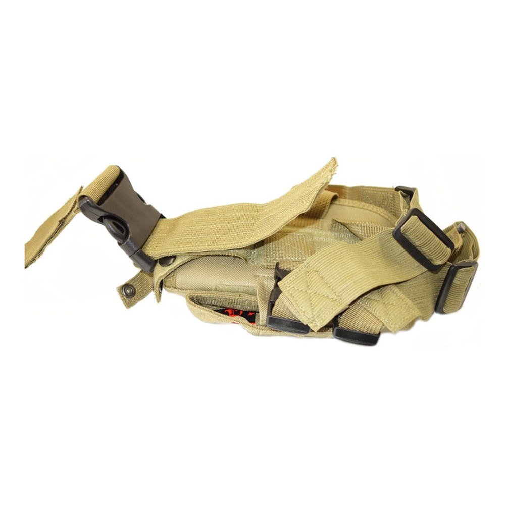 DMoniac Holster de cuisse Droitier Coyote