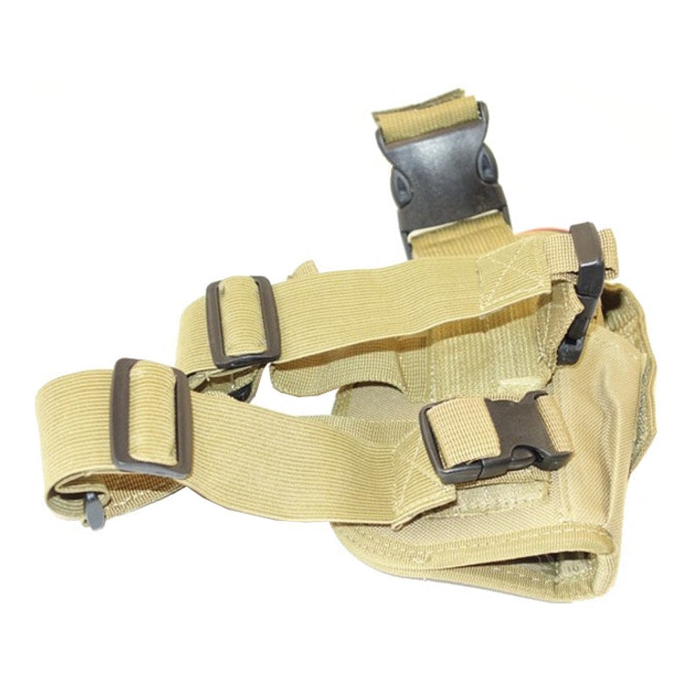 DMoniac Holster de cuisse Gaucher Coyote