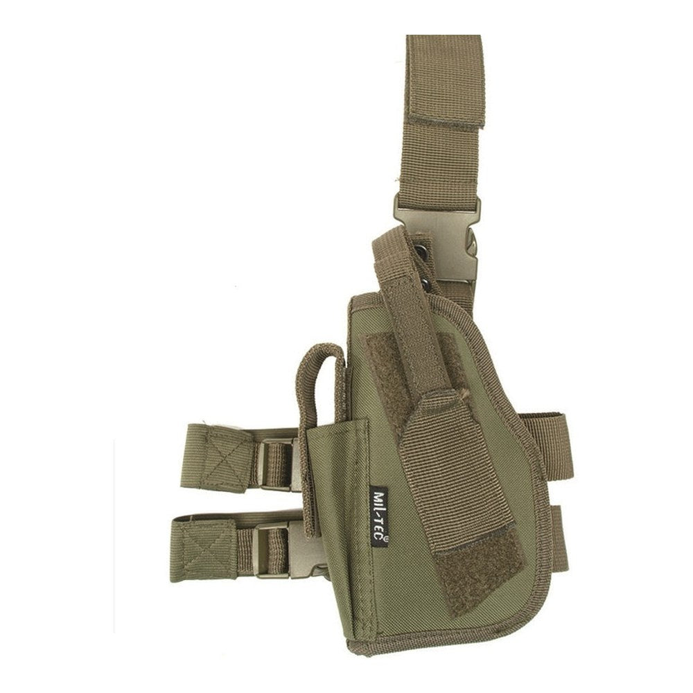 DMoniac Holster de cuisse universel Gaucher OLIVE