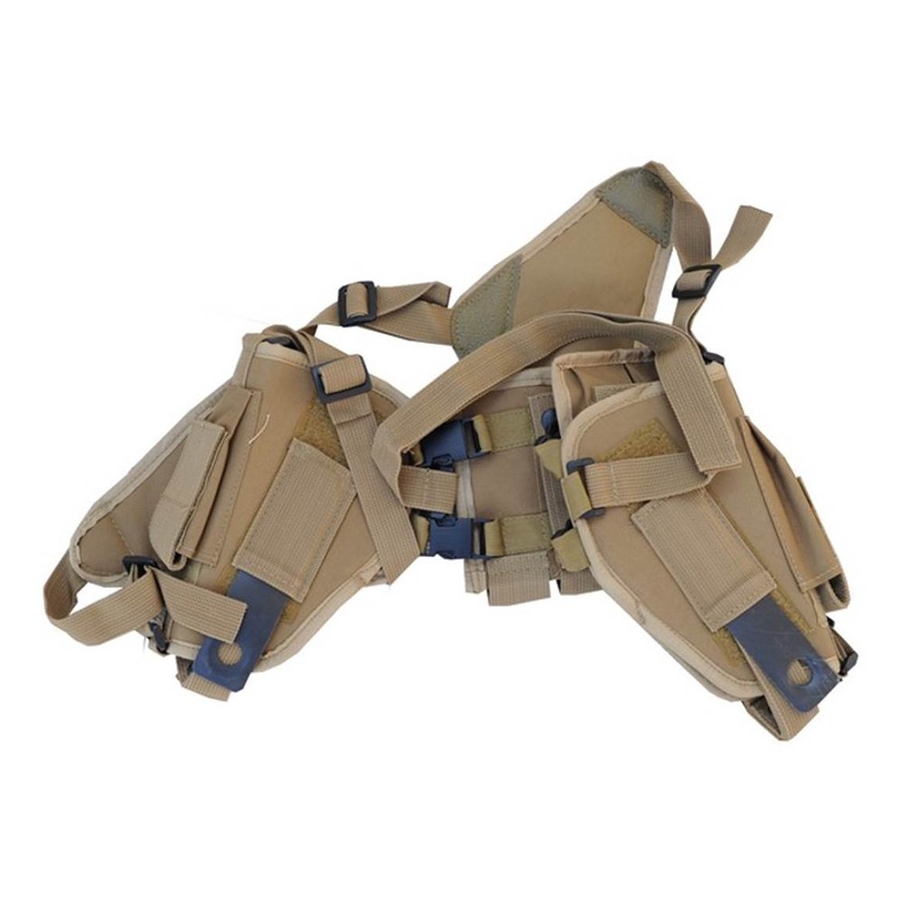 DMoniac Holster horizontal double TAN porte-chargeur