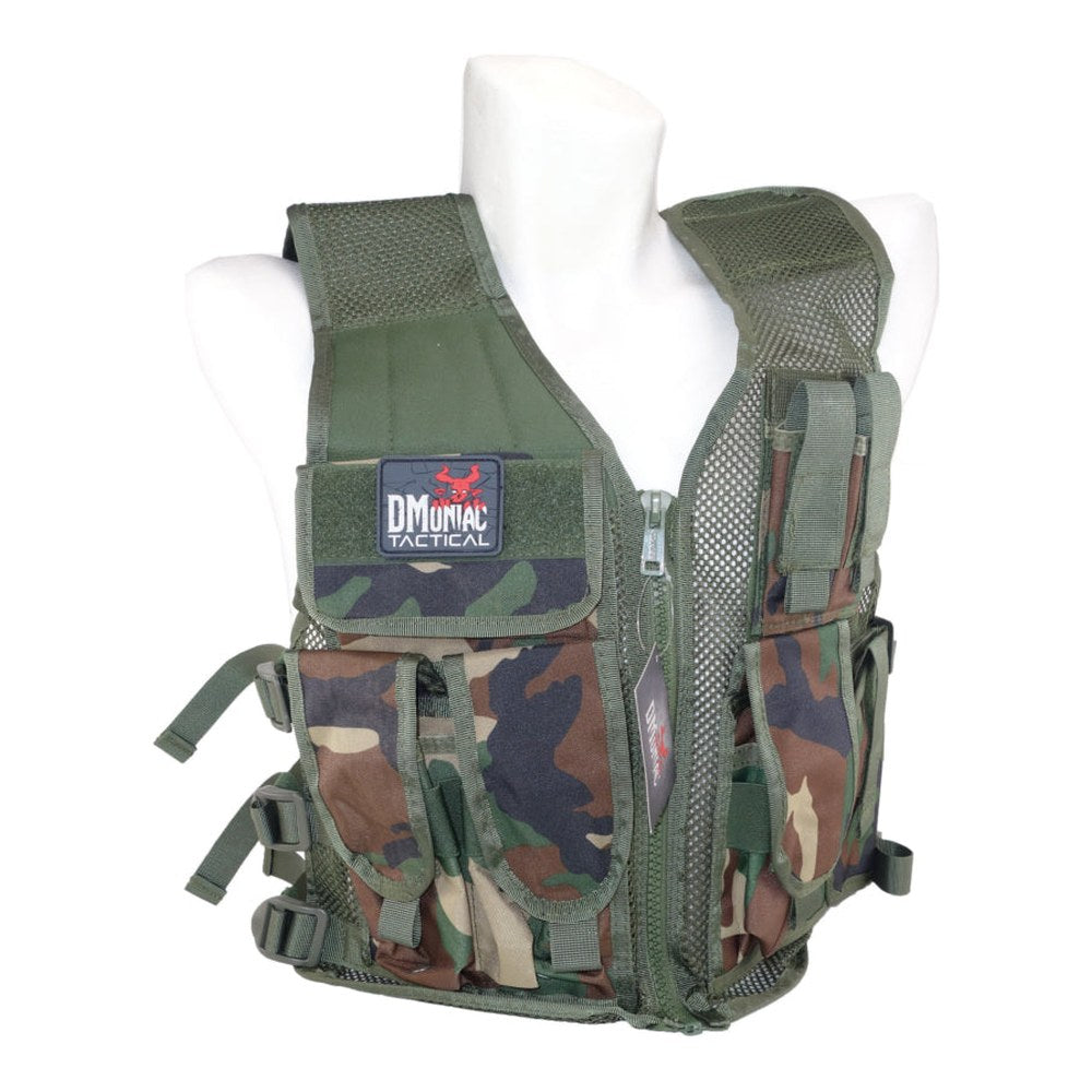 DMoniac Veste tactique Recon Camo Woodland - photo 4