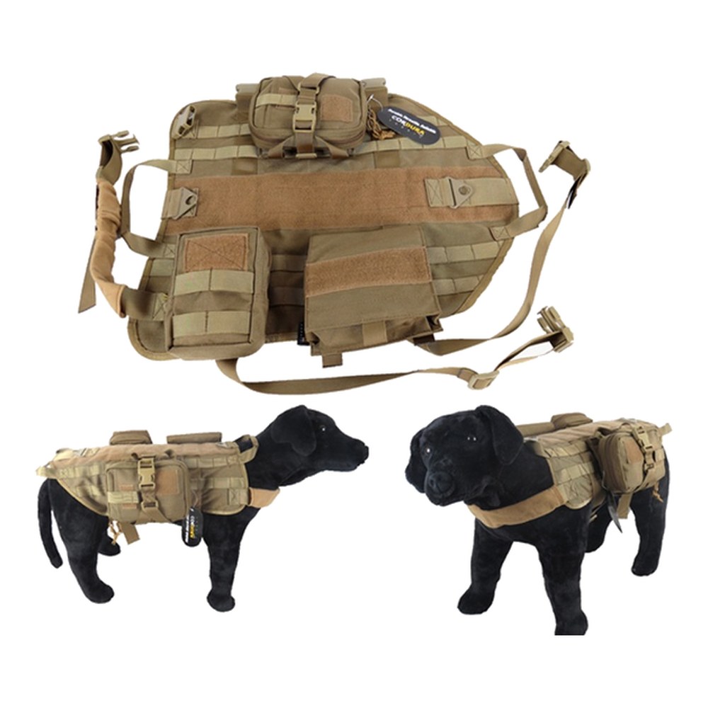 DMoniac Veste tactique Tactical Dog Training Taille M Coyote - photo 2