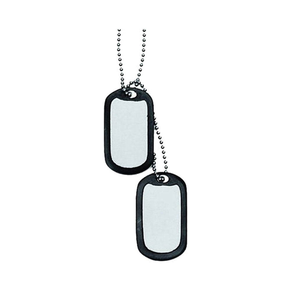 Dog Tag Plaques d'identite US Vierges Inox