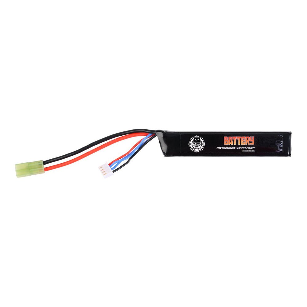 Duel Code Batterie LiPo 11.1V 1100 mAh 25C stick