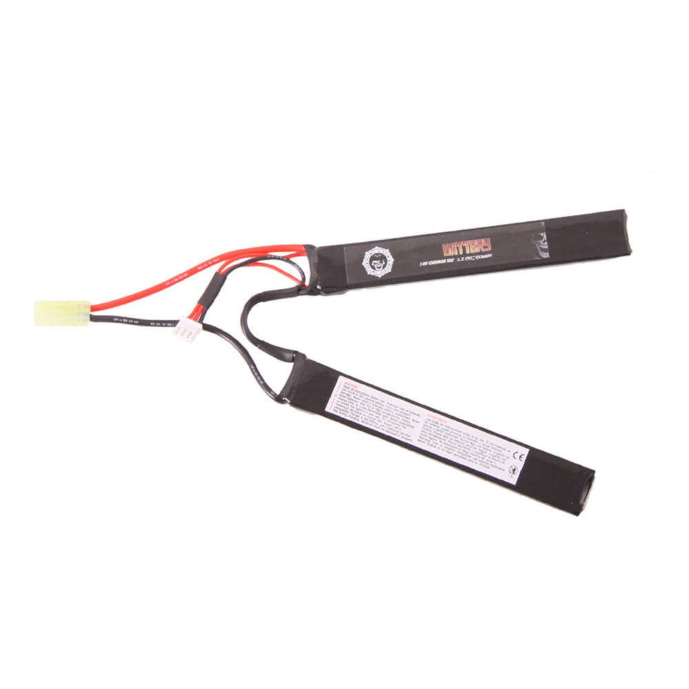 Duel Code Batterie LiPo 7.4V 1300 mAh 15C 2 stick