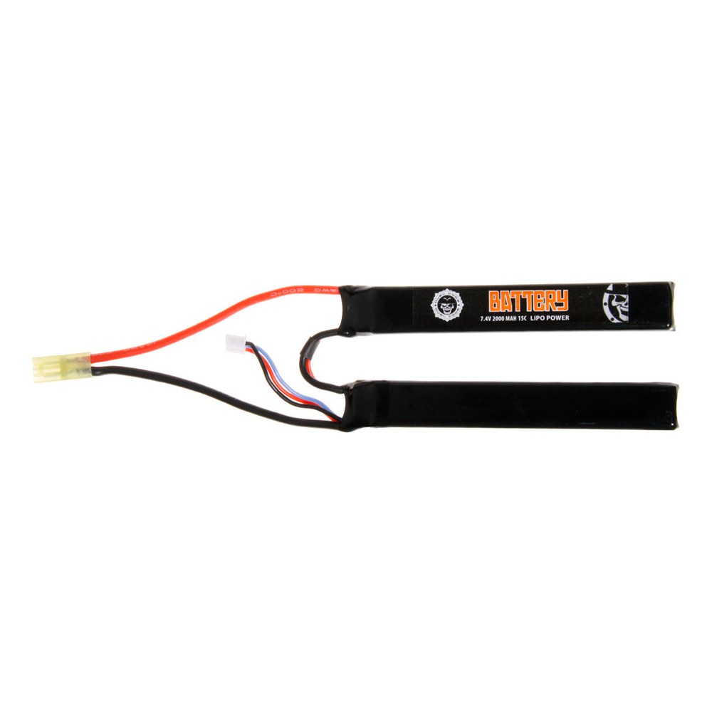 Duel Code Batterie LiPo 7.4V 2000 mAh 15C 2 stick