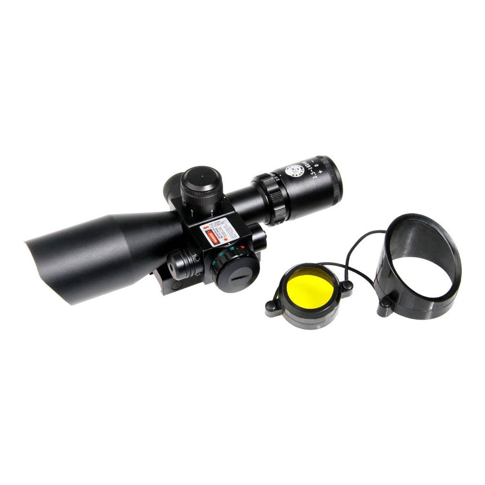 Duel Code Lunette de Visee 2.5-10x40 Rouge/Vert + Laser - photo 6