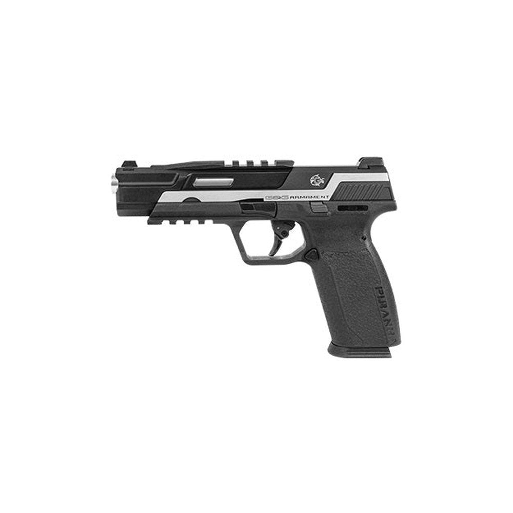 G&G Pistolet 6mm Piranha TR Silver GBB Full Metal 0.9J