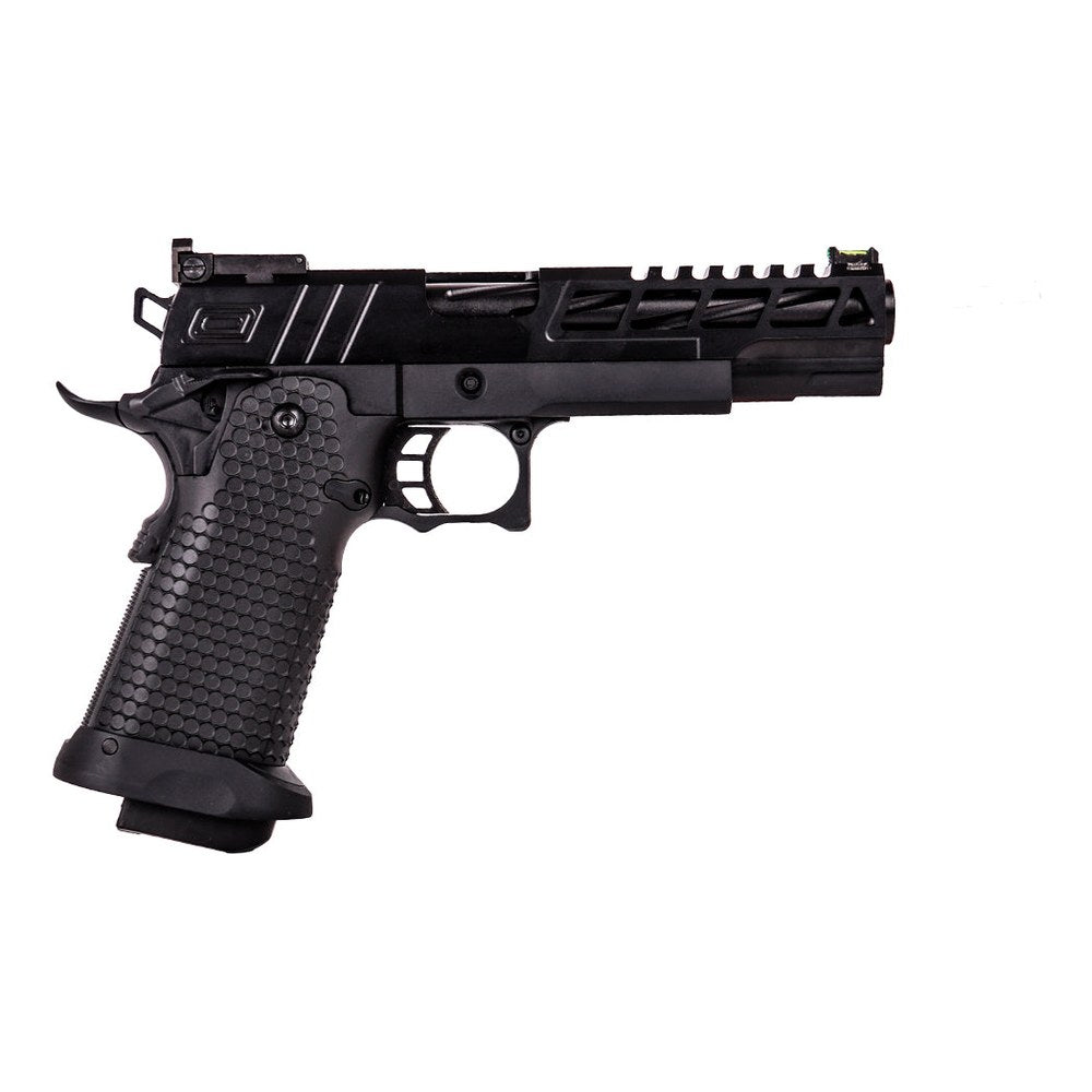 Golden Eagle Pistolet Hi-Capa 5.1 GBB Full Metal Noir 0.8J+Mallette - photo 2
