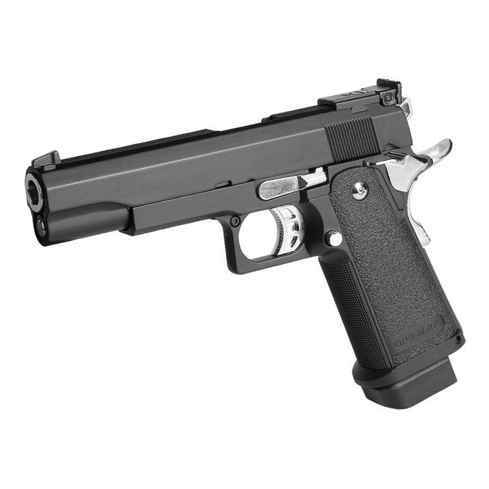 Golden Eagle Pistolet Hi-Capa 5.1 Tactical GBB Full Metal Noir 0.8J