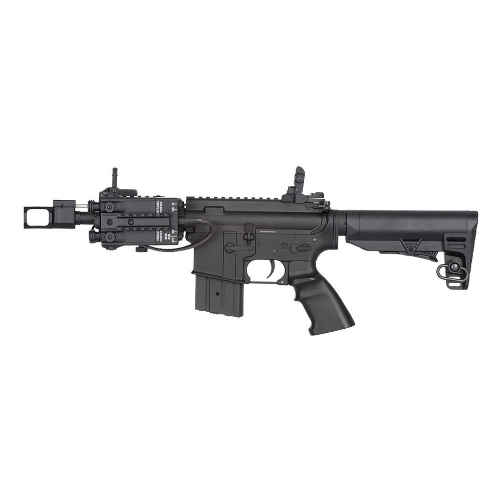 Golden Eagle Tanker PDW Full Metal/AMPEQ AEG 6mm 1J Pack Complet