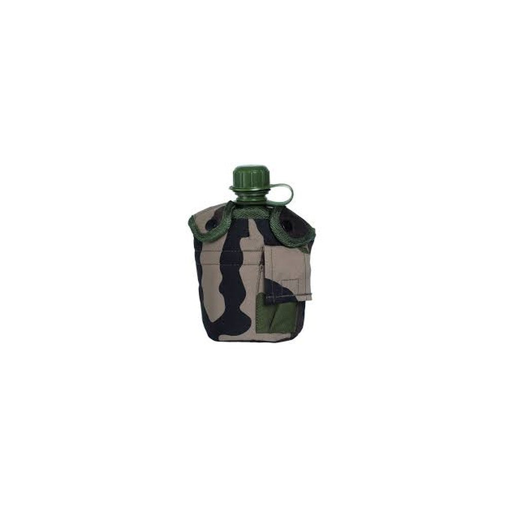Gourde US PVC 1L avec housse Camo et Gobelet