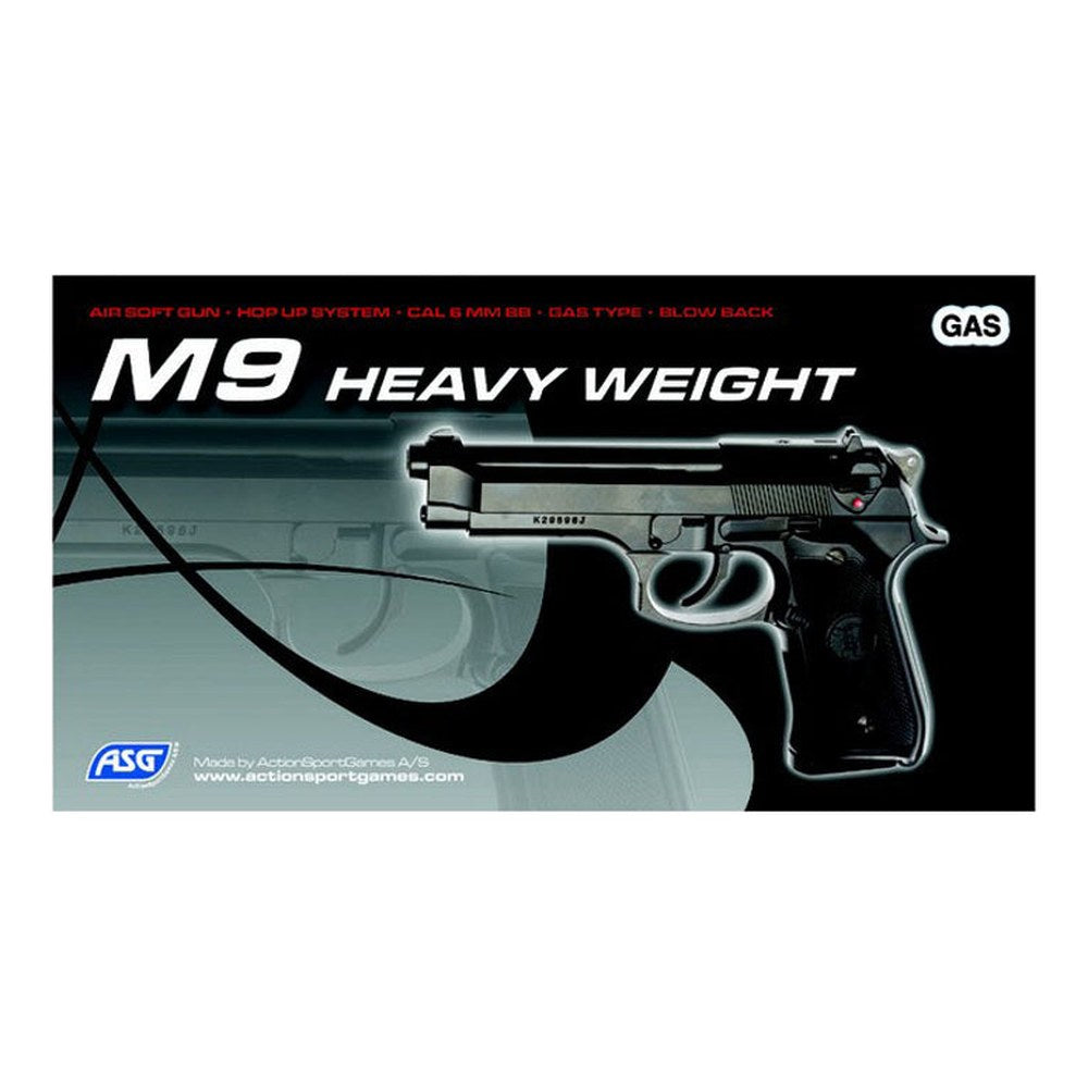 KJ M9 HW Noir Full Metal GAZ Blowback 0.8J - photo 2