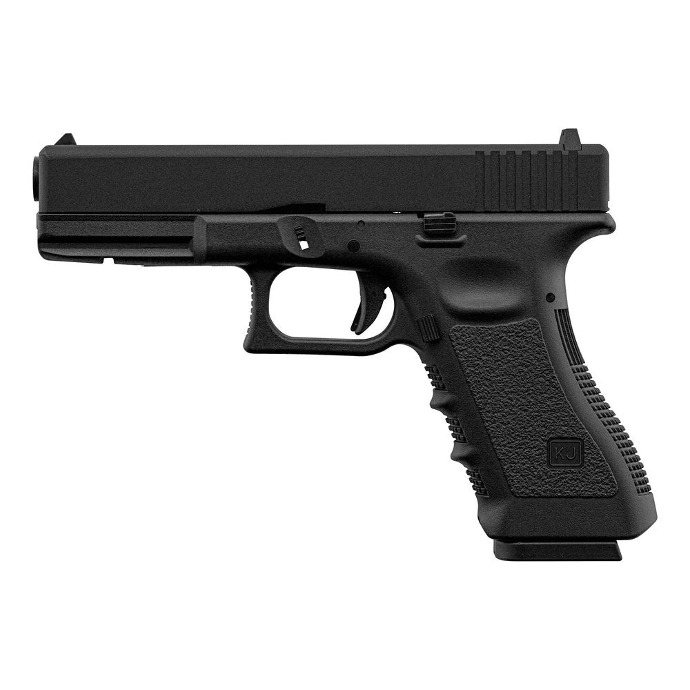 KJ Works Pistolet KP-17 Gaz BlowBack Full Metal Noir 0.8J