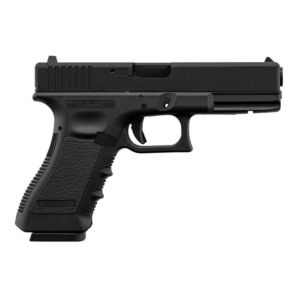 KJ Works Pistolet KP-17 Gaz BlowBack Full Metal Noir 0.8J - photo 2
