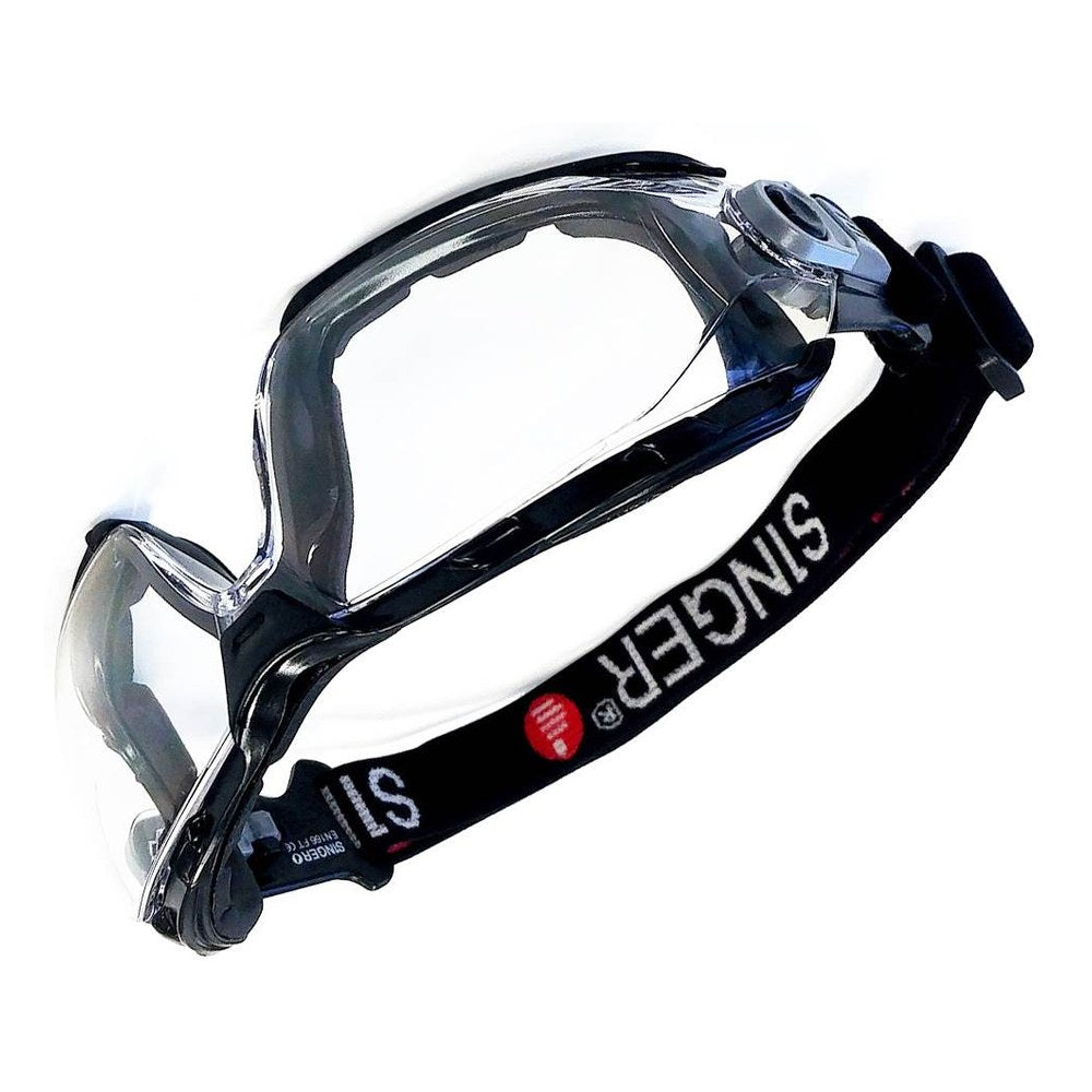 Lunette-Masque de protection avec bord mousse et elastique EN166 - photo 2
