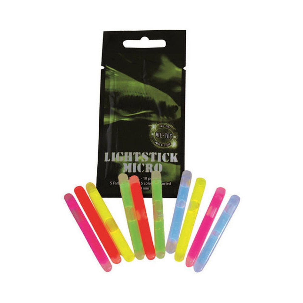 Micro baton lumineux (10 assortis)