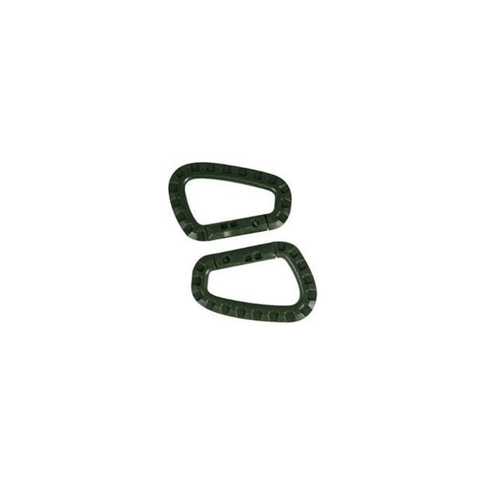 Miltec Lot de 2 mousqueton ABS OD 8.4cm